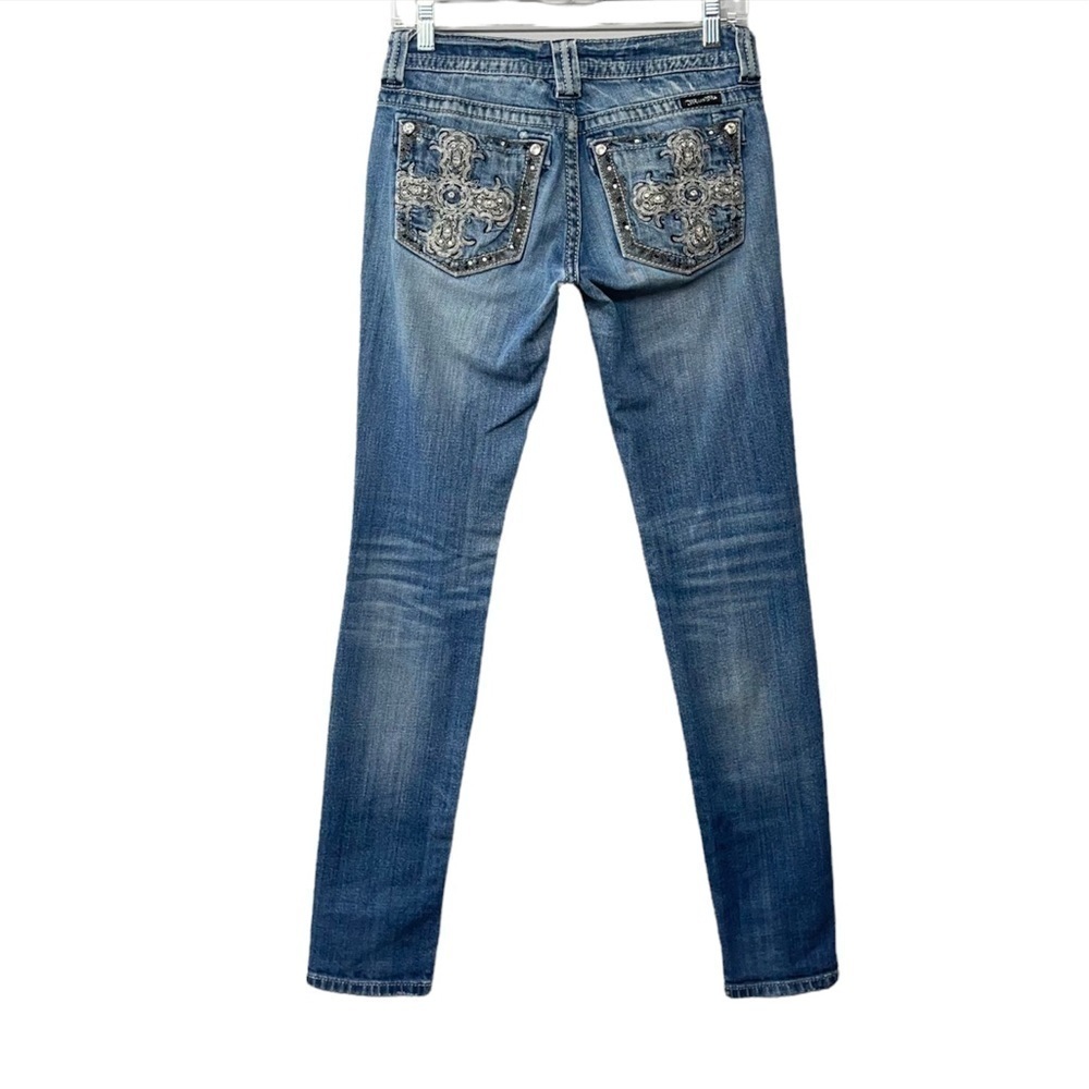 Miss Me Size 27 Y2K Indie Sleeze Grunge Skinny MK 125 Light Wash Skinny Jeans